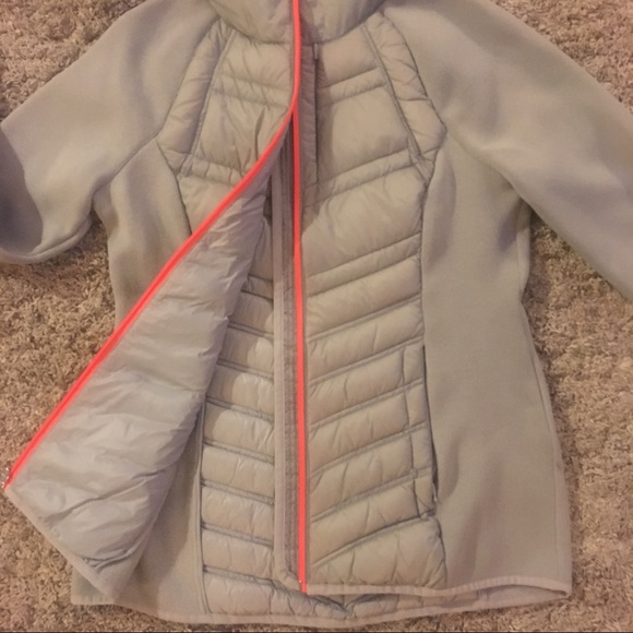 Michael Kors Mixed Media Down Fleece Jacket - Picture 2 of 5